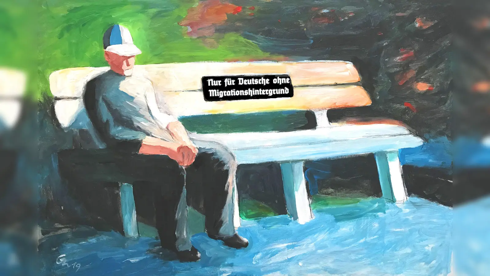 Herbst 2019 im EineWeltHaus: mit Bilder und Skizzen von Günter Wangerin. (Foto: VA)