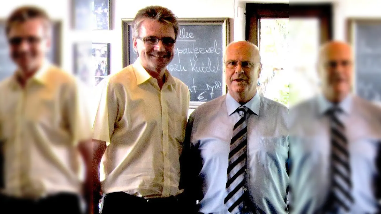 Die beiden Referenten Stefan Drexler und Herbert Topfstädt (von links).	 (Foto: Privat)