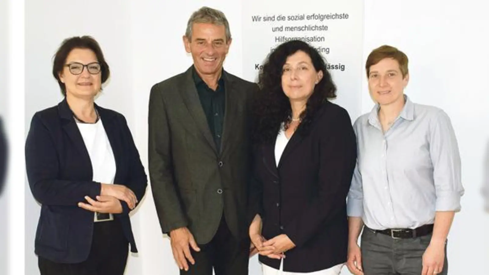 Getrud Friess-Ott, Franz Hofstetter, Gisela van der Heijden und Carmen Heinrich (v. li.).	 (Foto: Danuta Pfanzelt)