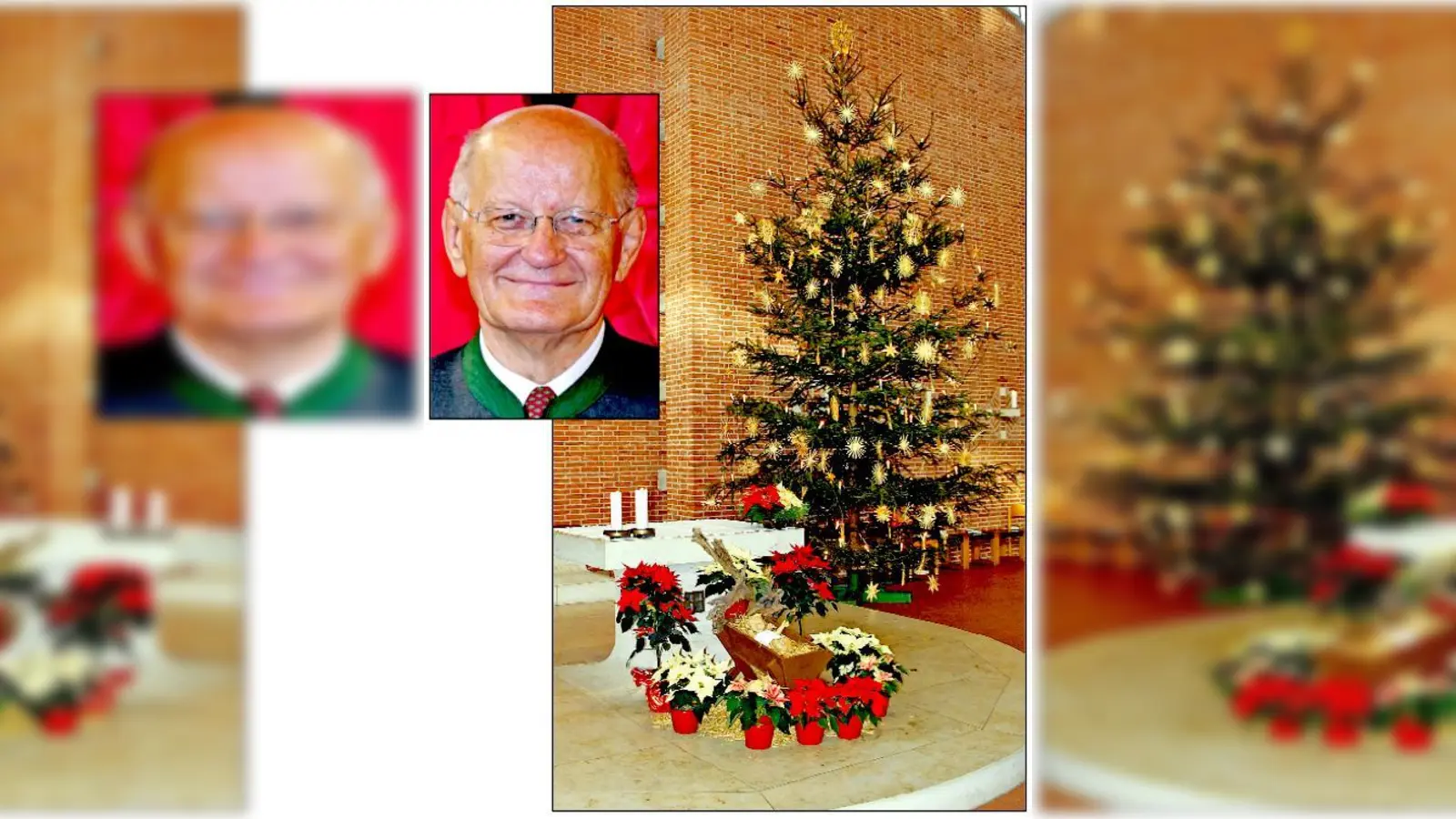 Gedanken zu Weihnachten gibt es von Pfarrer Franz Muck von St. Ulrich in Unterschleißheim.  	 (Fotos: privat)
