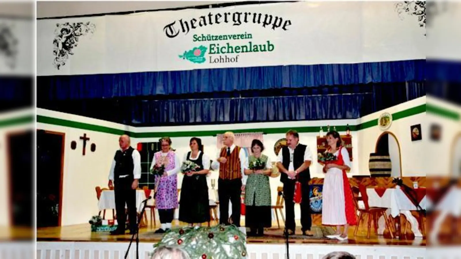 Die Schützen des Vereins Eichenlaub können nicht nur zielen, sondern auch schauspielen.	 (Foto: VA)