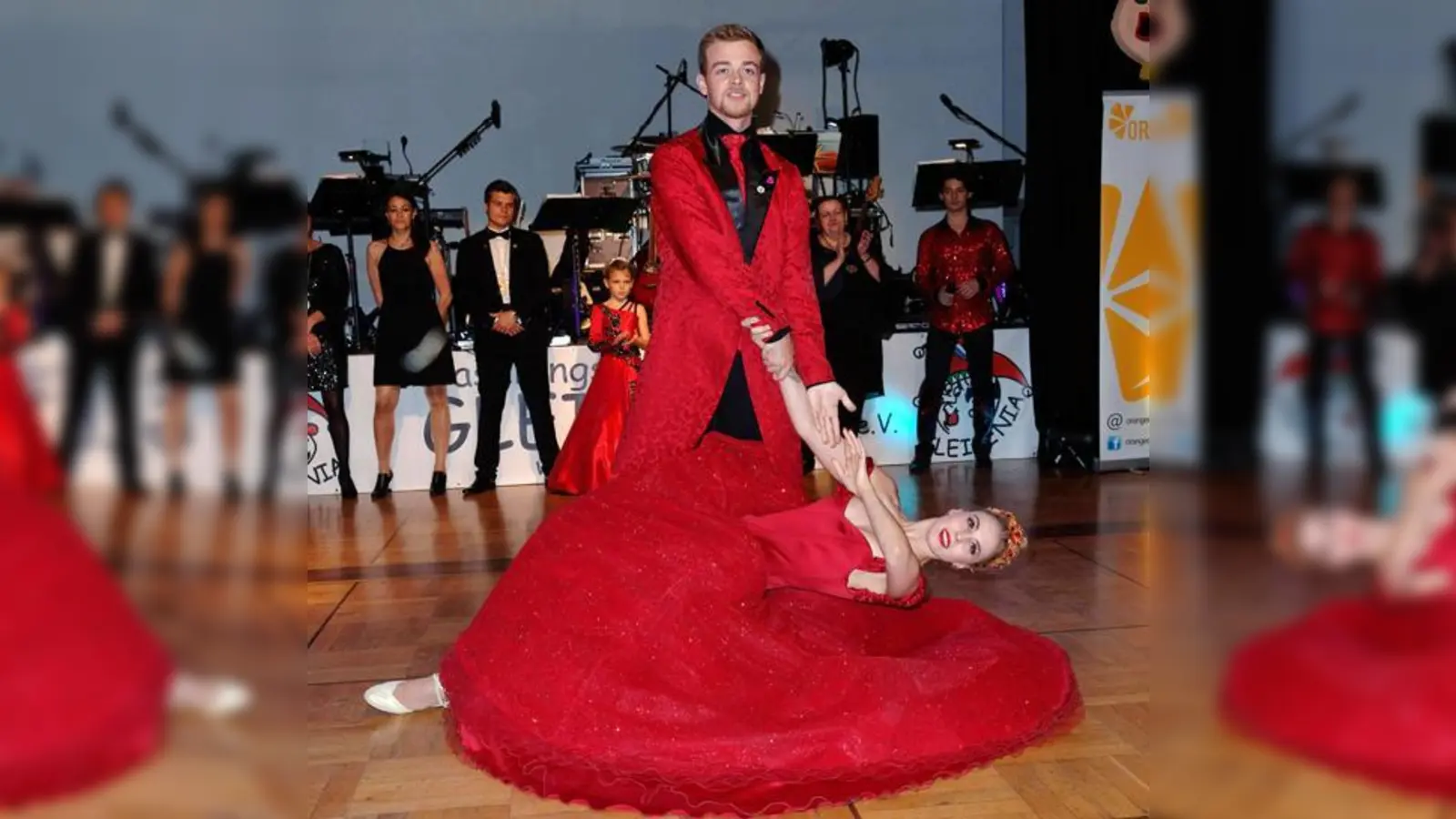 Das Prinzenpaar Susanne II. und Matthias I. überzeugten beim Inthronisationsball mit einer grandiosen Darbietung.  (Foto: Helmut Swoboda)