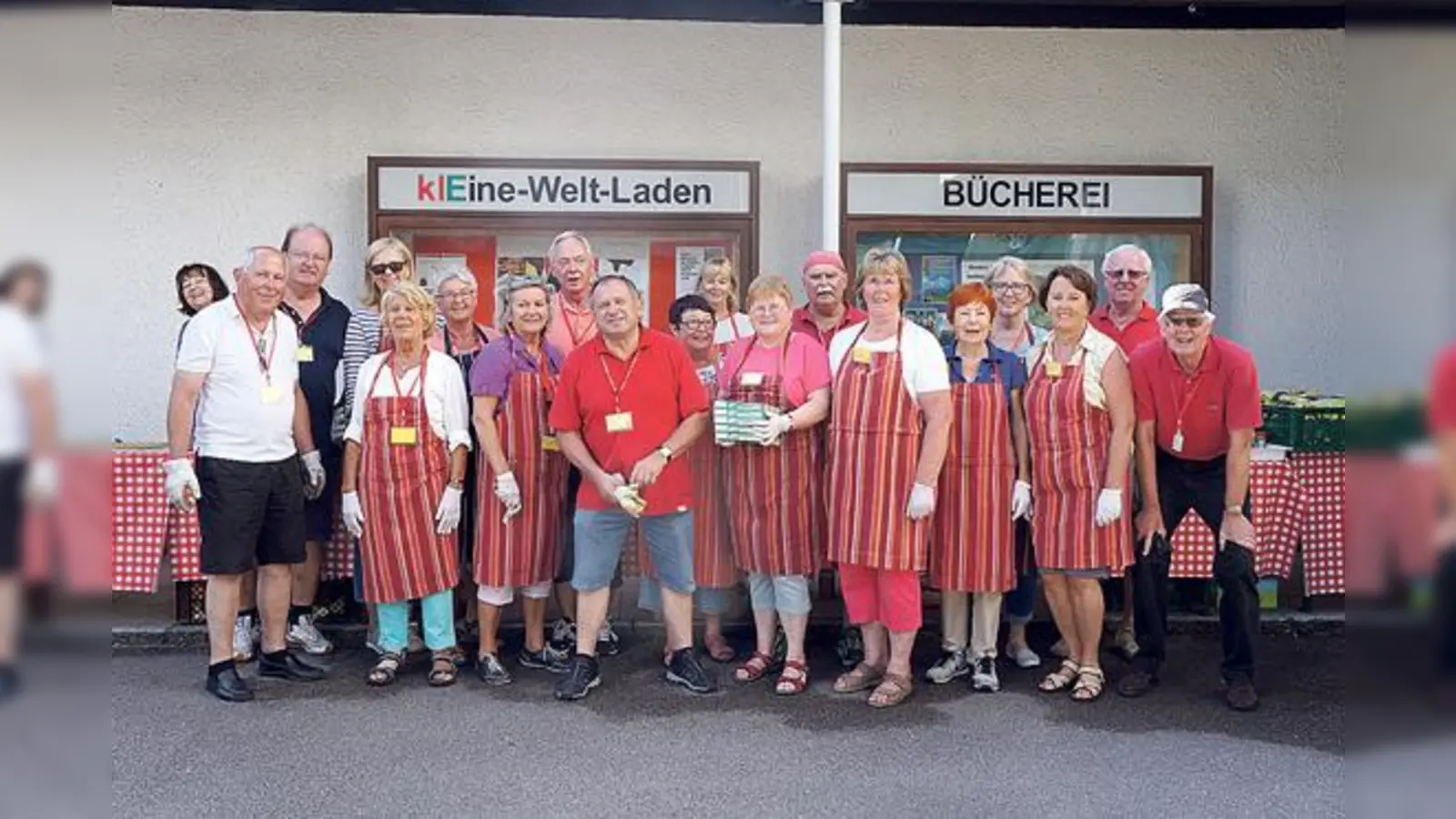 Das Helferteam des Caritas Tisches aus Ottobrunn freut sich über weitere Helfer für die wichtige Arbeit.	 (Foto: hw)