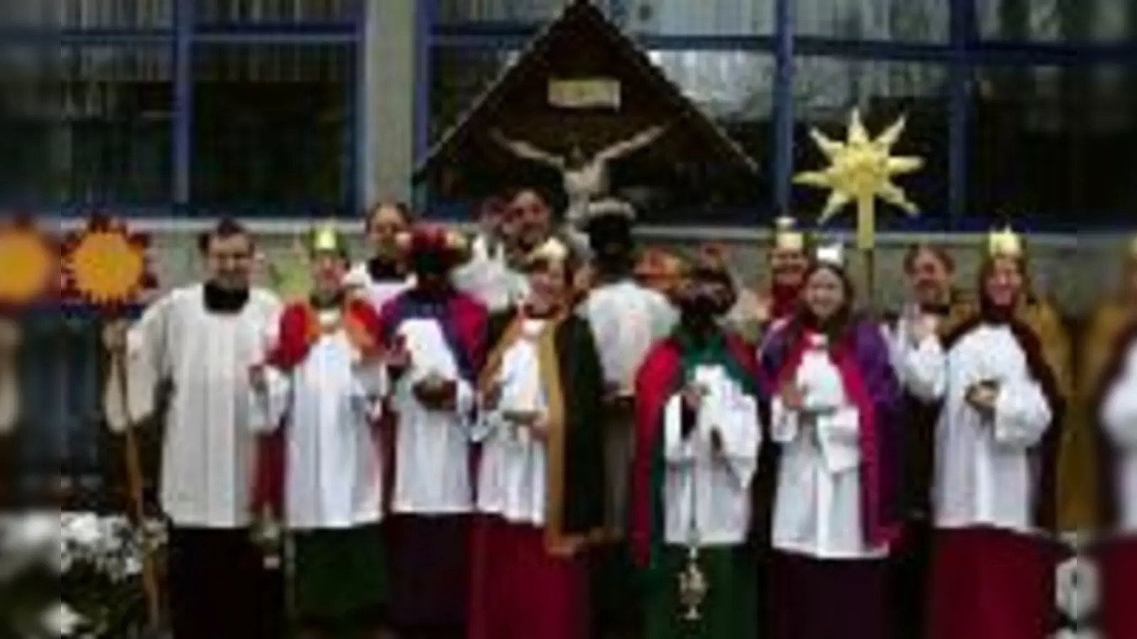 Die Sternsinger kommen auch »auf Bestellung« ins Haus.	 (Foto: Pfarrei)