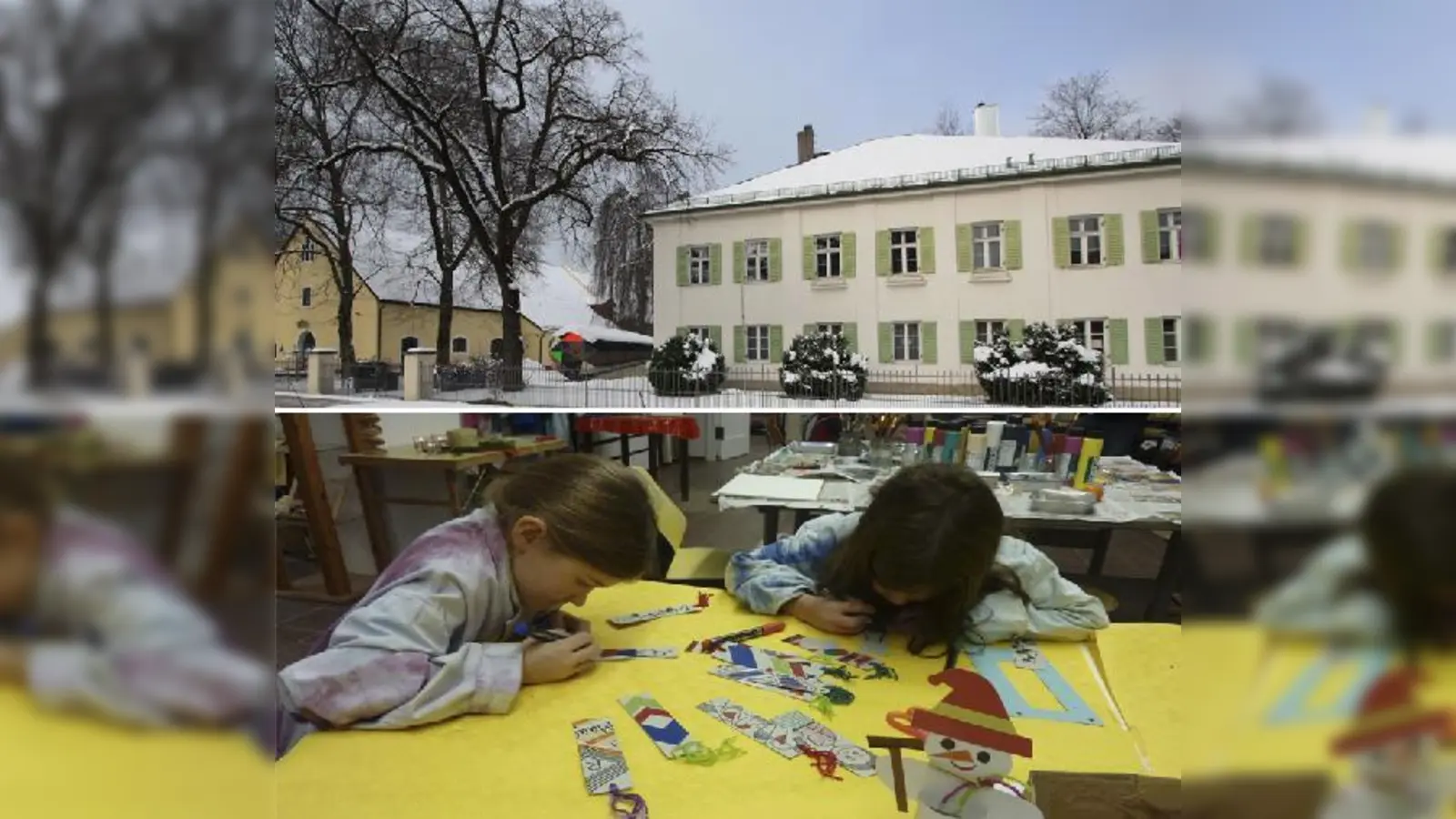  Es weihnachtet auch im Münchner Norden. Foto oben: Mohr-Villa im Winter: Der Schnee wird kommen!  (Foto: privat)