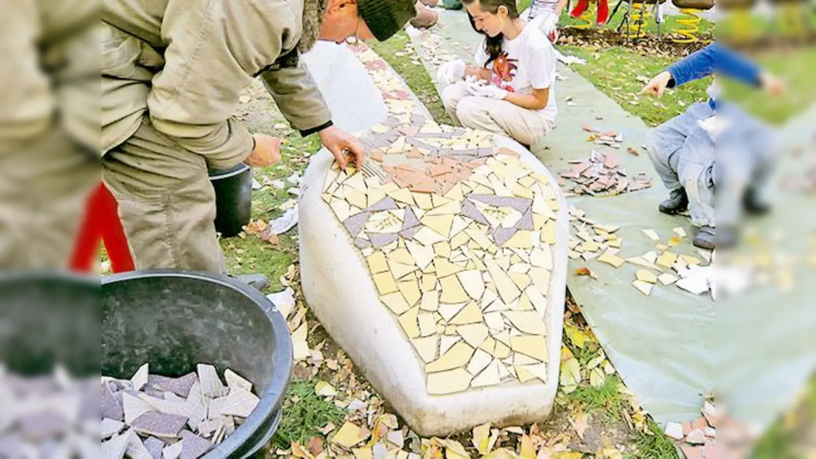 Um die Spielschlange im Quartier Ludwigsvorstadt findet Kinderprogramm statt. 	 (Foto: Heide-Marie Eitner)