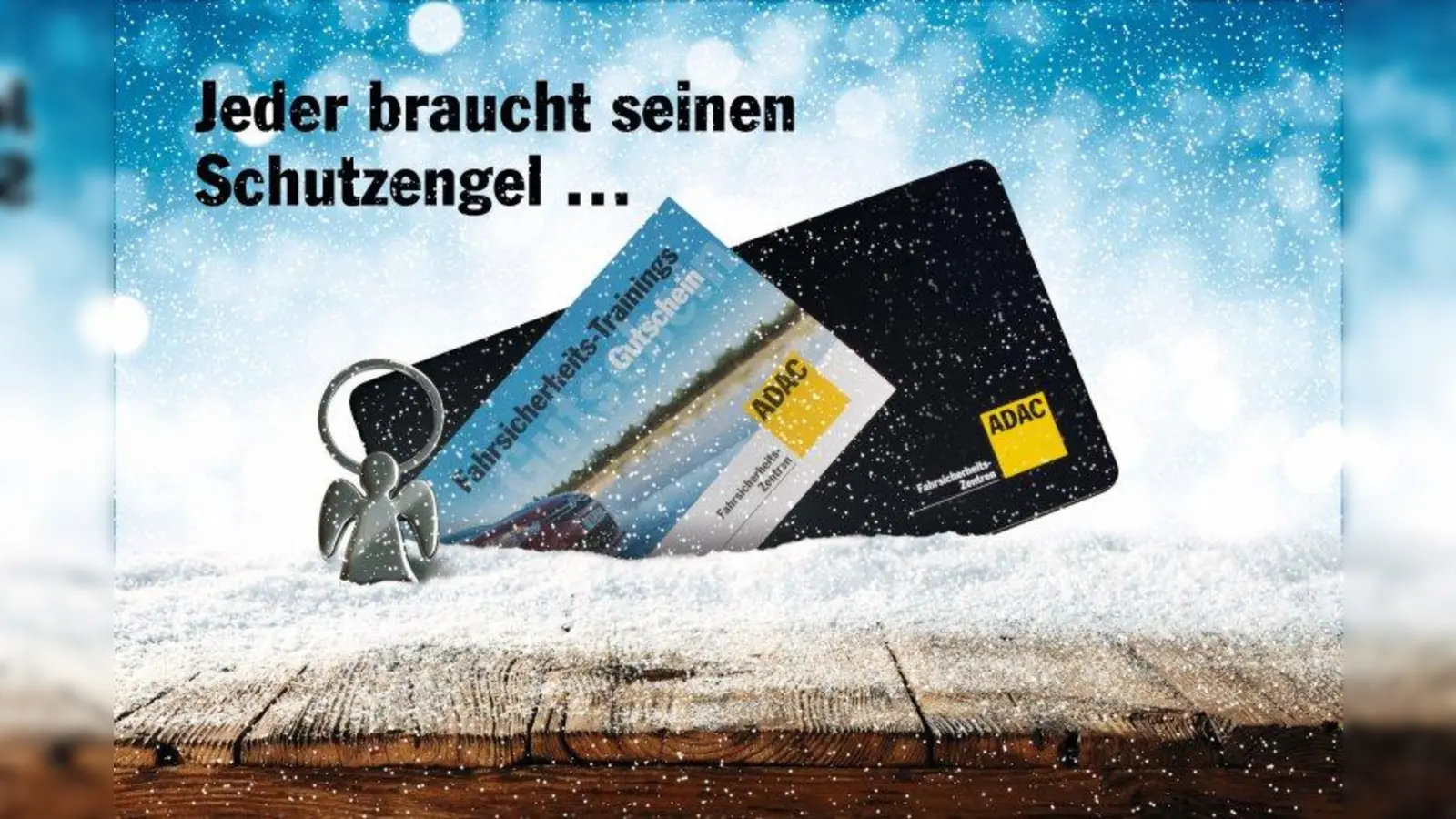 Ein Gutschein mit Geschenkbox für ein ADAC Fahr­sicherheits-Training. (Foto: ADAC)