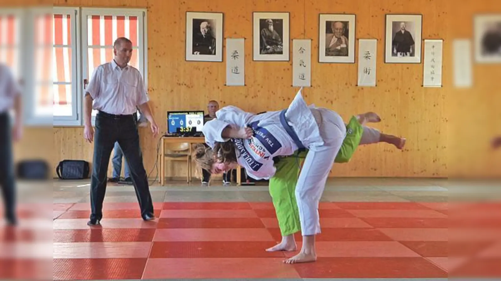 Die Judo-Damen des Team Oberland behaupten sich im ersten Heimkampf.	 (Foto: Judo Team Oberland)