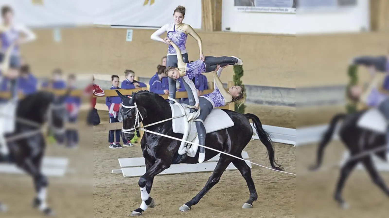 Am Wochenende finden auf dem Haglhof die Voltigier-Meisterschaften statt.	 (Foto: Jürgen Wilfling)