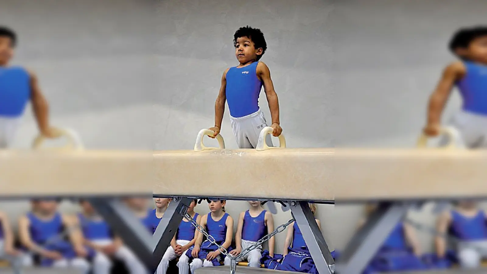 Der 6-jährige Lucas Pacheco wurde 1. mit der Mannschaft und auch 1. in der Einzelwertung. 	 	 (Foto: Privat)