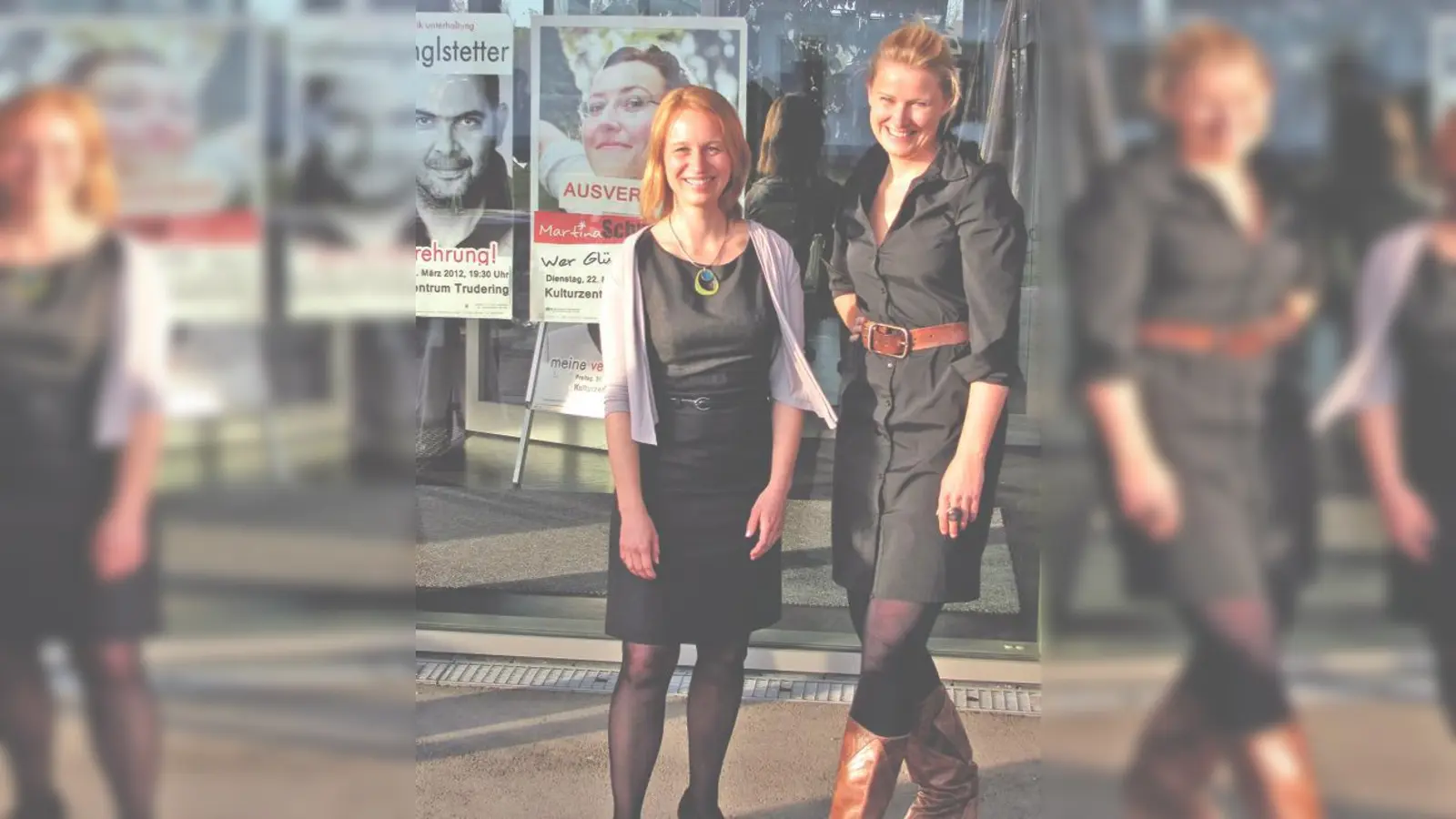 Christina Hesse (li.) nimmt als neue Kulturmanagerin des Truderinger Kulturzentrums den Platz von Julia Schmitt-Thiel ein.	 (Foto: bus)