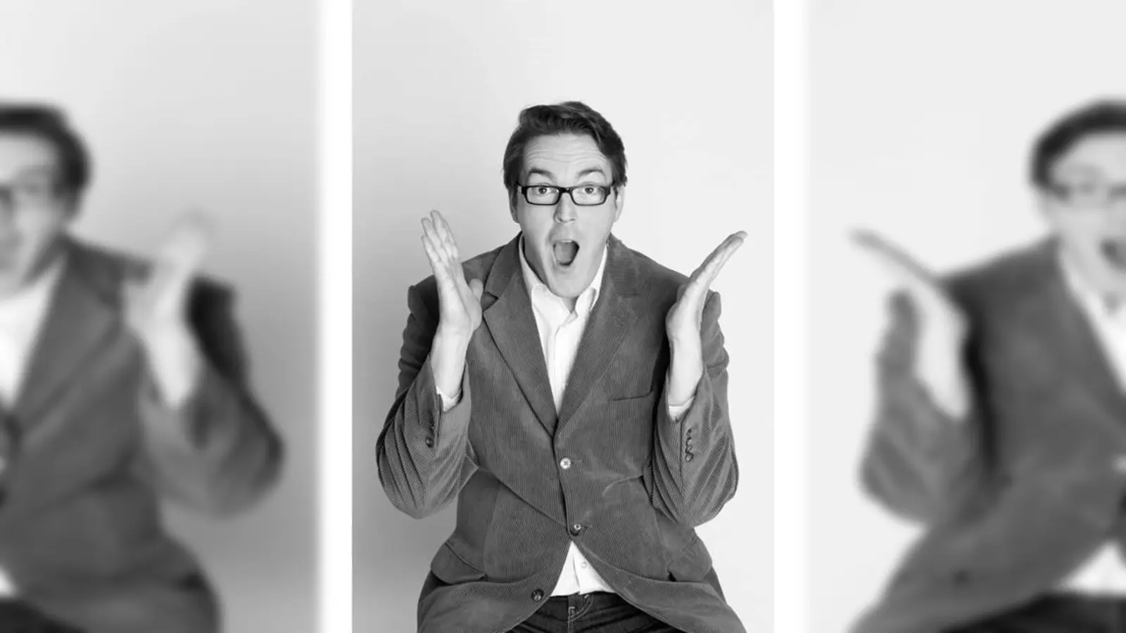 Stimmenimitator André Hartmann hat sie alle drauf. (Foto: Michaela Auer)