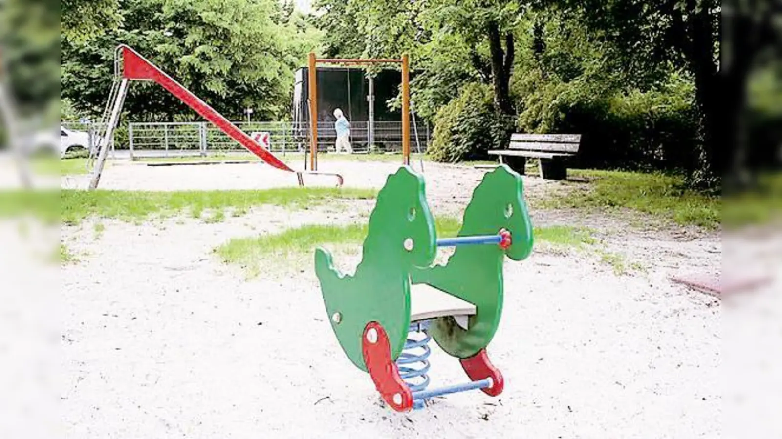 Auch der Spielplatz am Chemnitzer Platz ist von Ameisen befallen. 	 (Foto: ws)