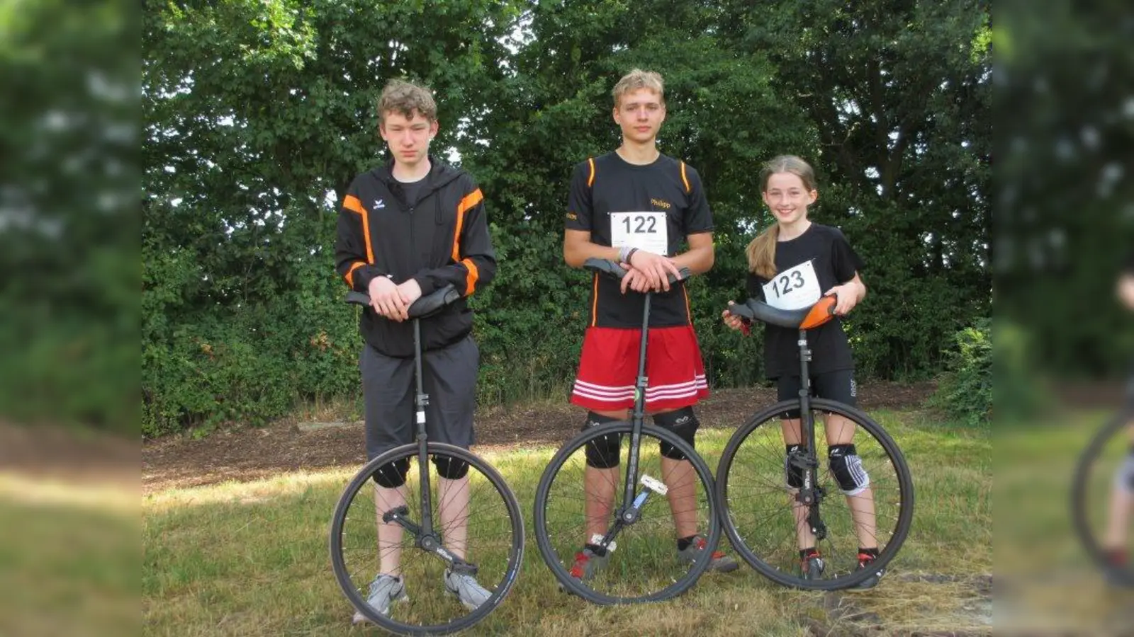 Die drei Vertreter des TSV Gilching-Argelsried: Philipp Schmid, Domenik Altmann und Caroline Tittel. (Foto: TSV Gilching-Argelsried)