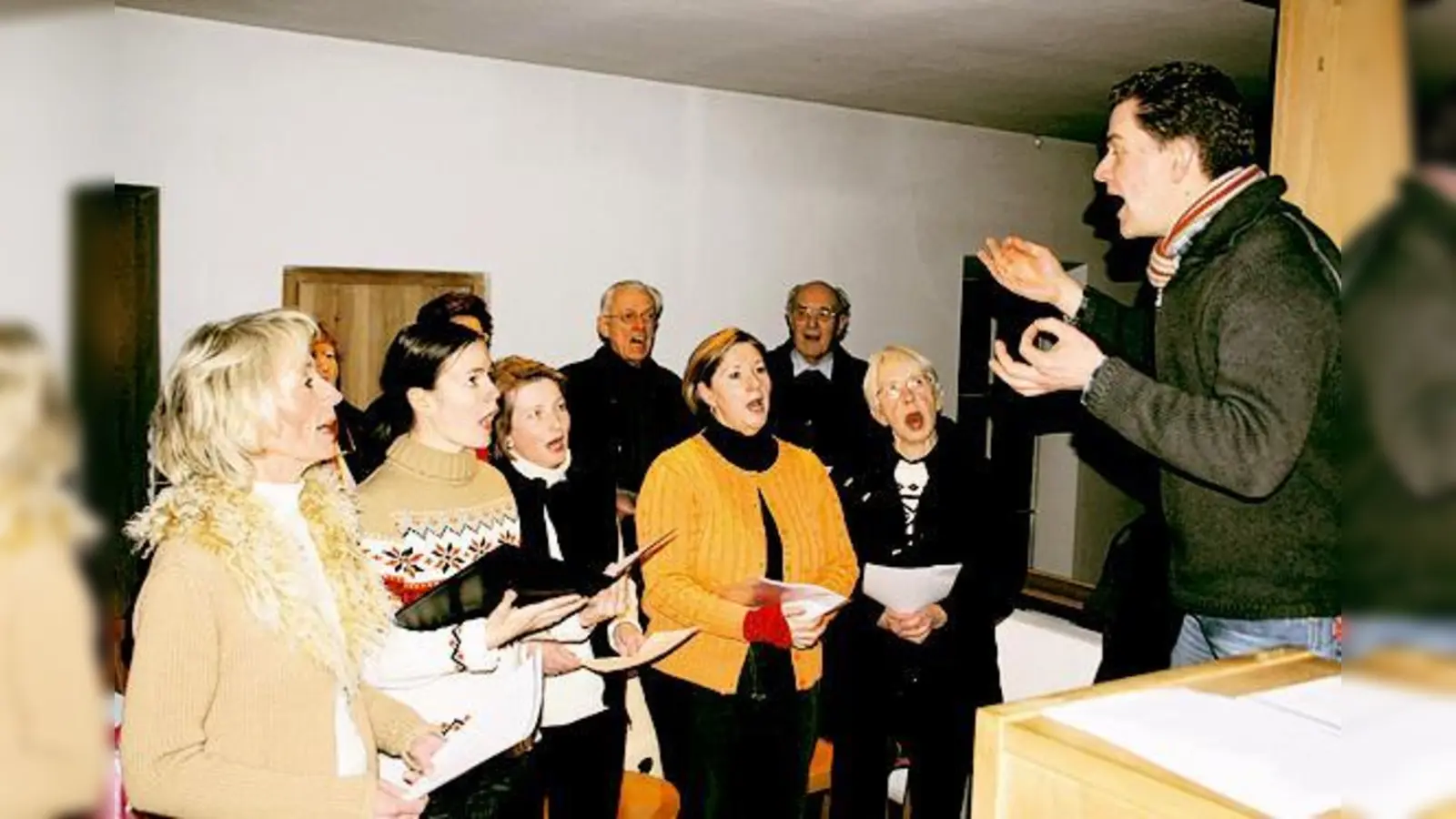 Die Proben haben gerade angefangen, der Chor freut sich über sangesfreudige Verstärkung.   (Foto: hol)