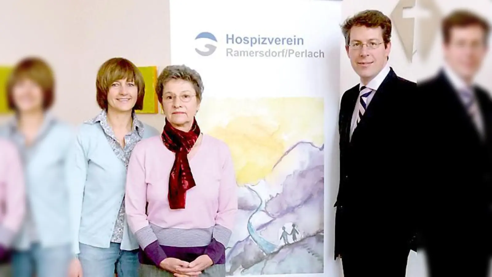 Claudia Strobl-Emmerling (li.), Martha Grünefeld-Ruchholtz und Markus Blume freuen sich über die gute Jahres-Bilanz.	 (Foto: Privat)