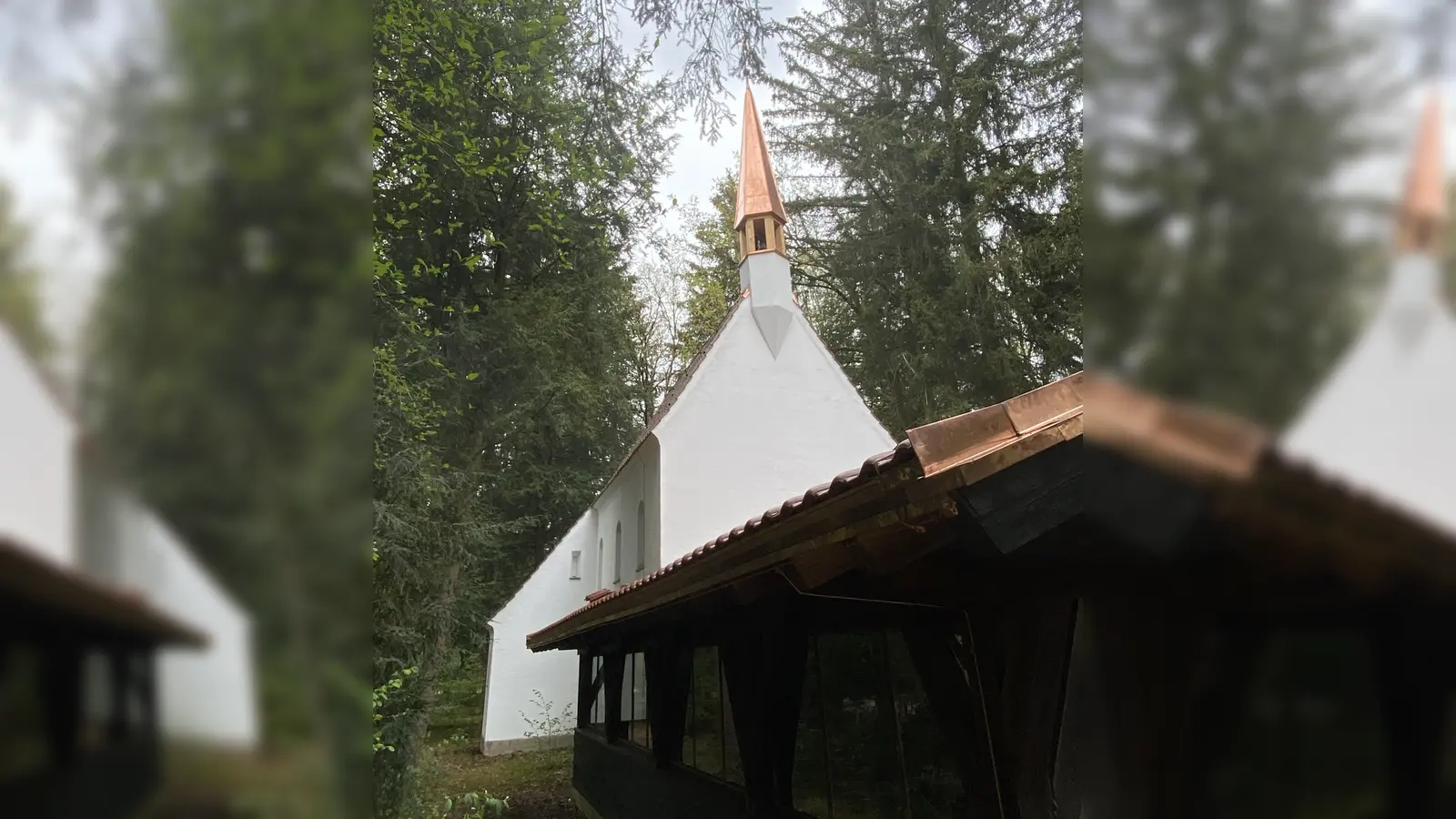 Die Anastasia-Kapelle befindet sich im Alten Teil des Waldfriedhofs. (Foto: Pfarrei Sankt Hedwig)