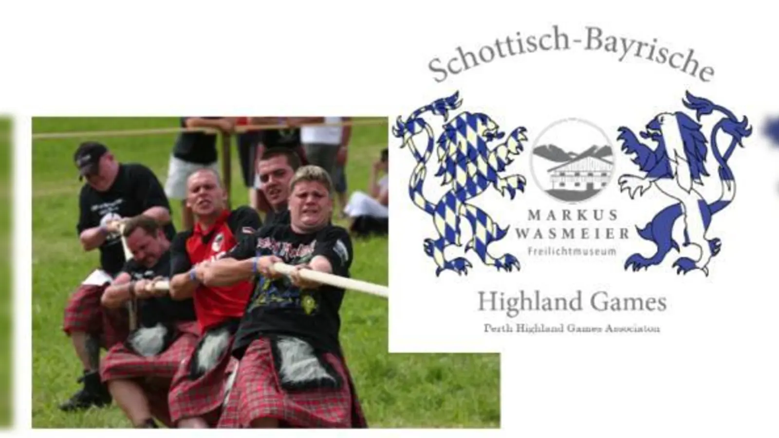 Bei den Disziplinen der Highland Games sind starke Mannsbilder gefragt.  (Fotos: www.bavarianhighlands.de)