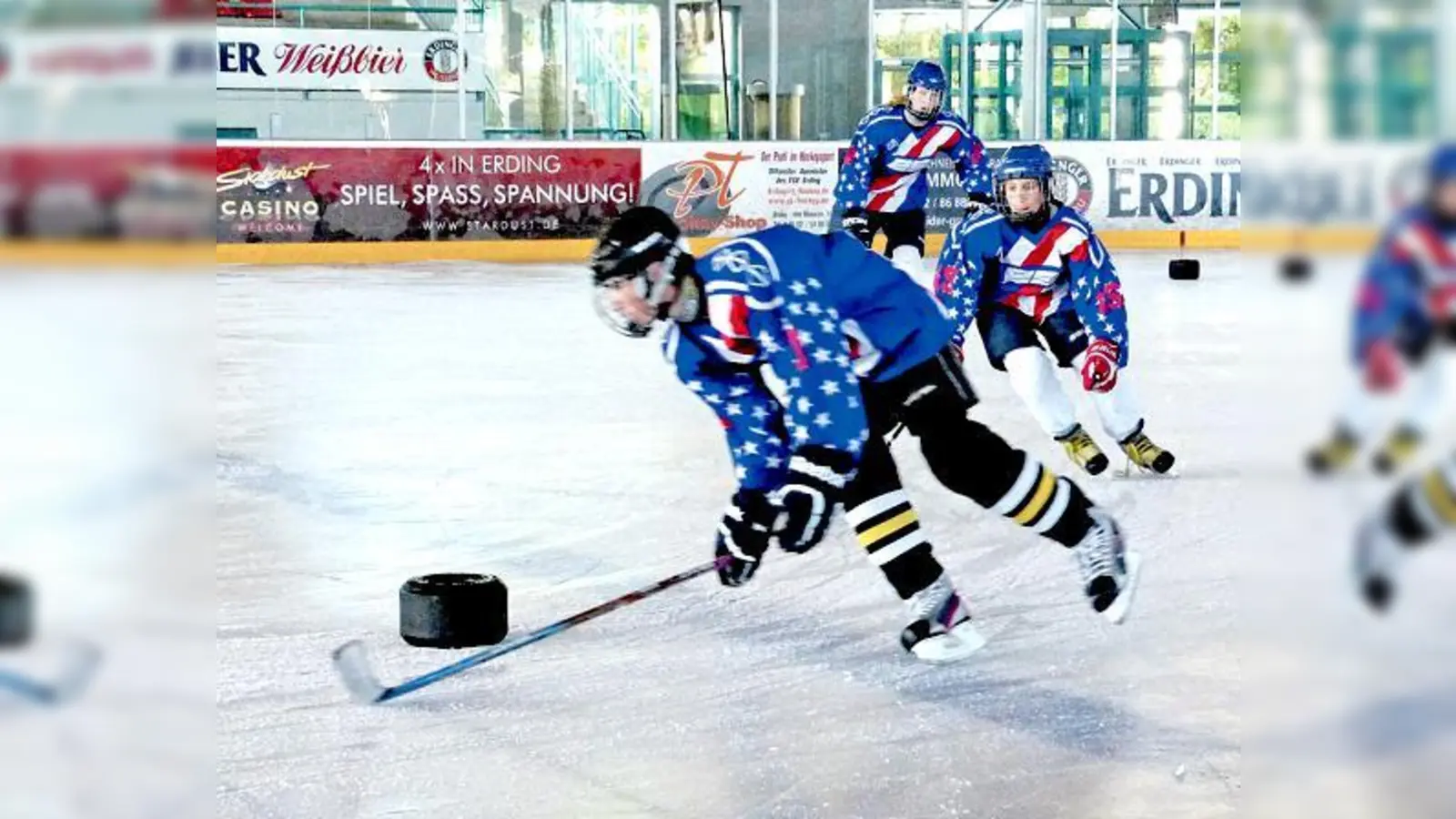 Während die Freunde am Baggersee in der Sonne schwitzen, quälen sich die Kufen-Cracks der Young Gladiators eine Woche im Trainingslager in Richtung neuer Saison.	 (Foto: bb)