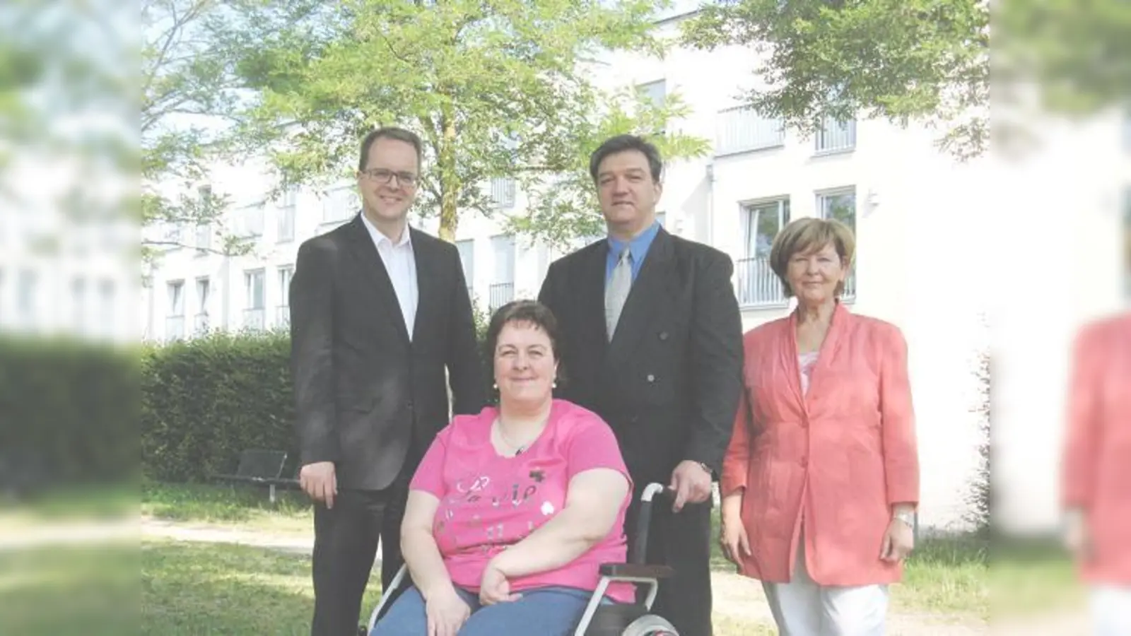 Markus Rinderspacher, Udo Ernst mit Frau Jacqueline und Hiltrud Broschei.	 (Foto: privat)