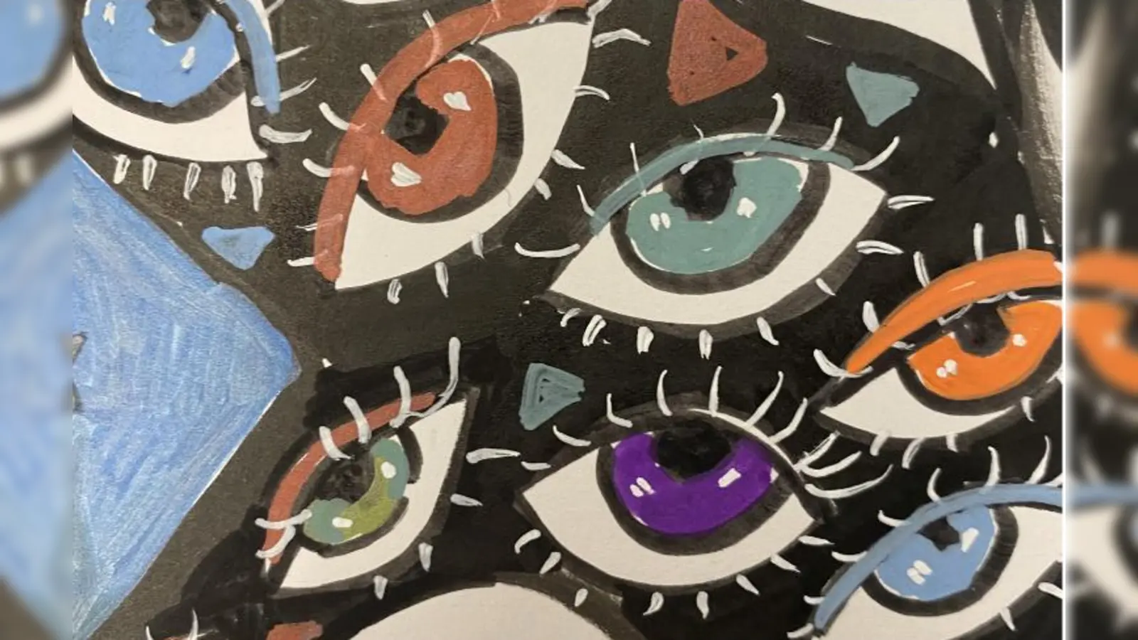 Bilder wie dieses bei einer vergangenen Bilder-Jam entstandene werden von den Besuchern der Jam-Veranstaltung gemalt.  (Foto: Elena Heckel)