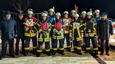 „Wasseraufbau Außenangriff”: diese Leistungsprüfung wurde bei der Freiwilligen Feuerwehr Walchstadt abgehalten. (Foto: FF Walchstadt)