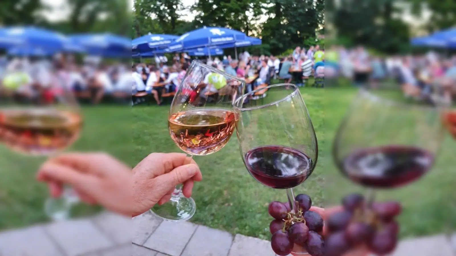 „Zum Wohl!”, heißt es am Sonntag wieder, wenn im Garten des Vereinsheims das Weinfest steigt. (Foto: Gartenbauverein)