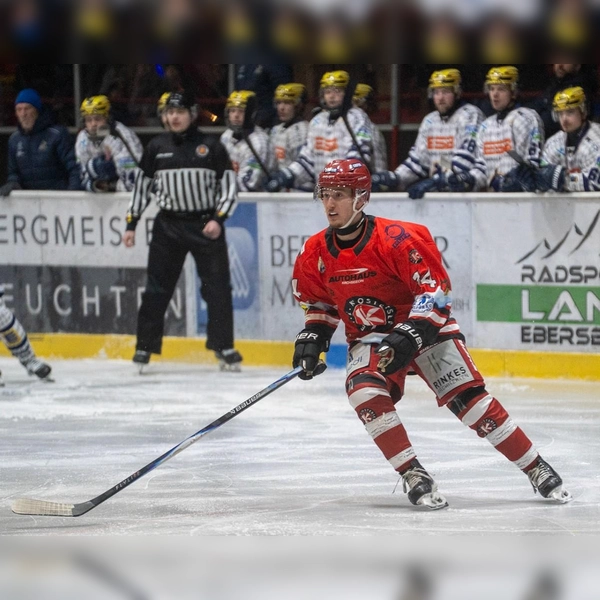 Björn Salhi von den Erding Gladiators ist per Förderlizenz auch für den EHC Klostersee spielberechtigt. (Foto: smg/EHC)