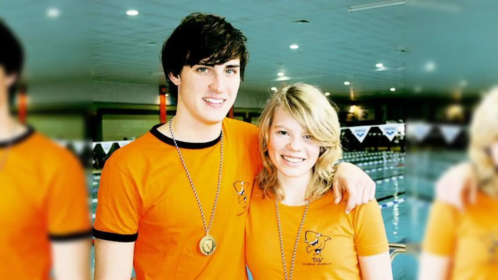 Theresa Behrens und Patrick Hausotter gehören zu Bayerns schnellsten Schwimmern.  (Foto: TSV)