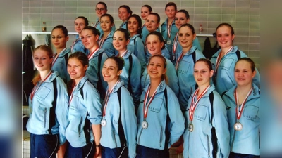 Die erfolgreichen Synchronschwimmerinnen des TSV Eintracht Karlsfeld. (Foto: red)