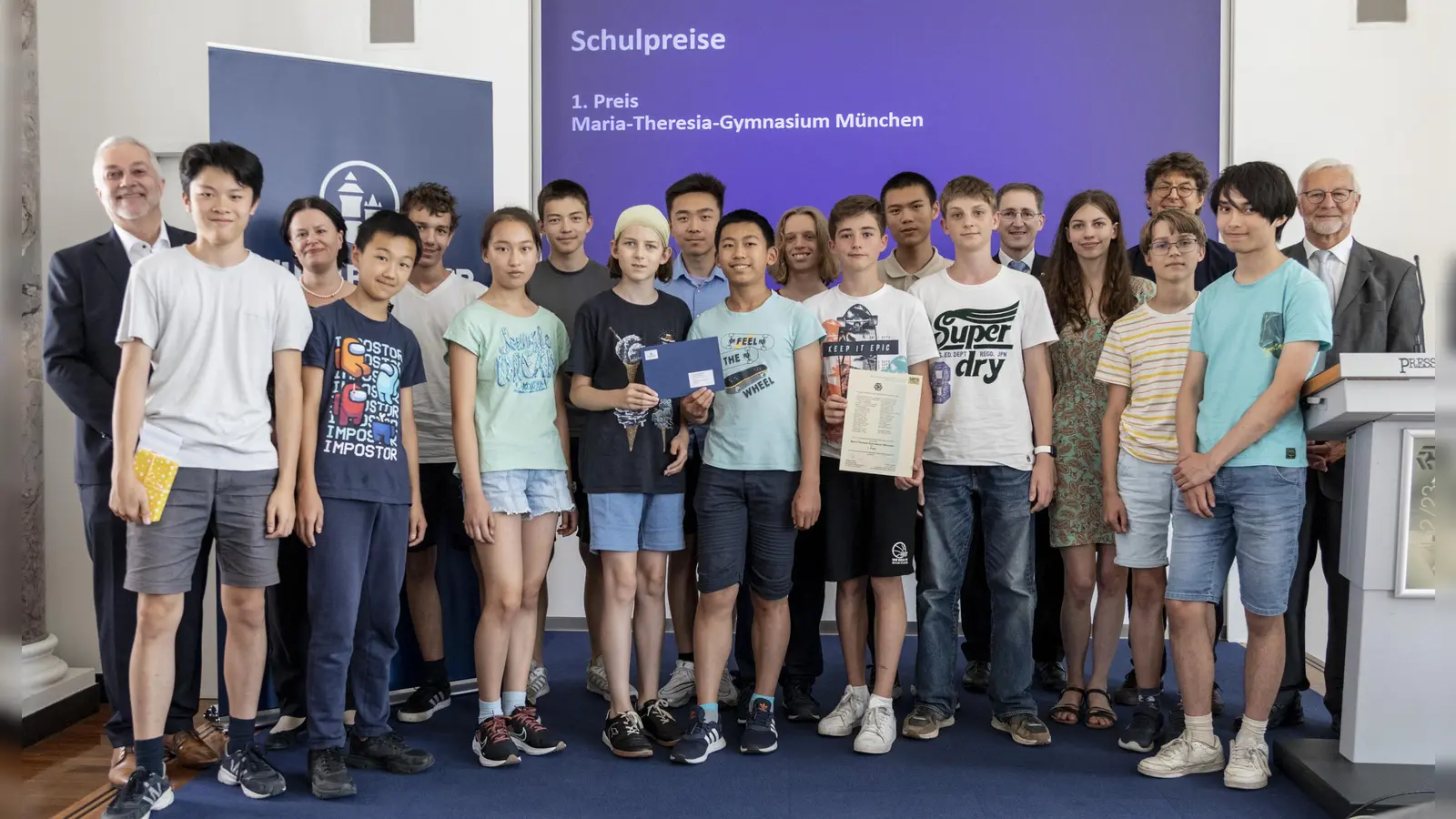 Zu den acht erfolgreichsten Schulen gehört das Maria-Theresia-Gymnasium München. (Foto: NÜRNBERGER Versicherung )