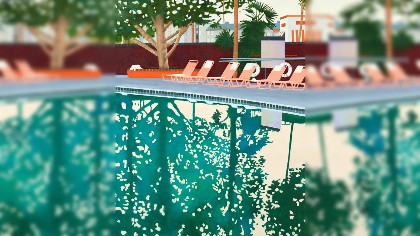 Schönheit und Ruhe: Hotel International Phoenix von Leif Trenkler. (Foto: VG Bild-Kunst, Bonn 2021)