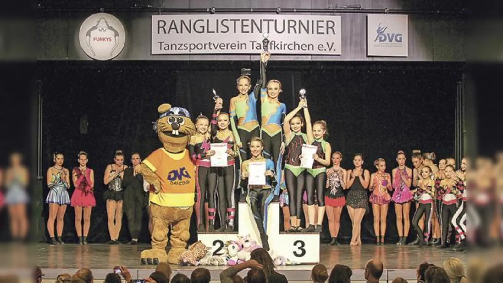 Über jede Menge tolle Ergebnisse durften sich die Tänzerinnen der Funkys bei ihrem Turnier freuen.	 (Foto: VA)