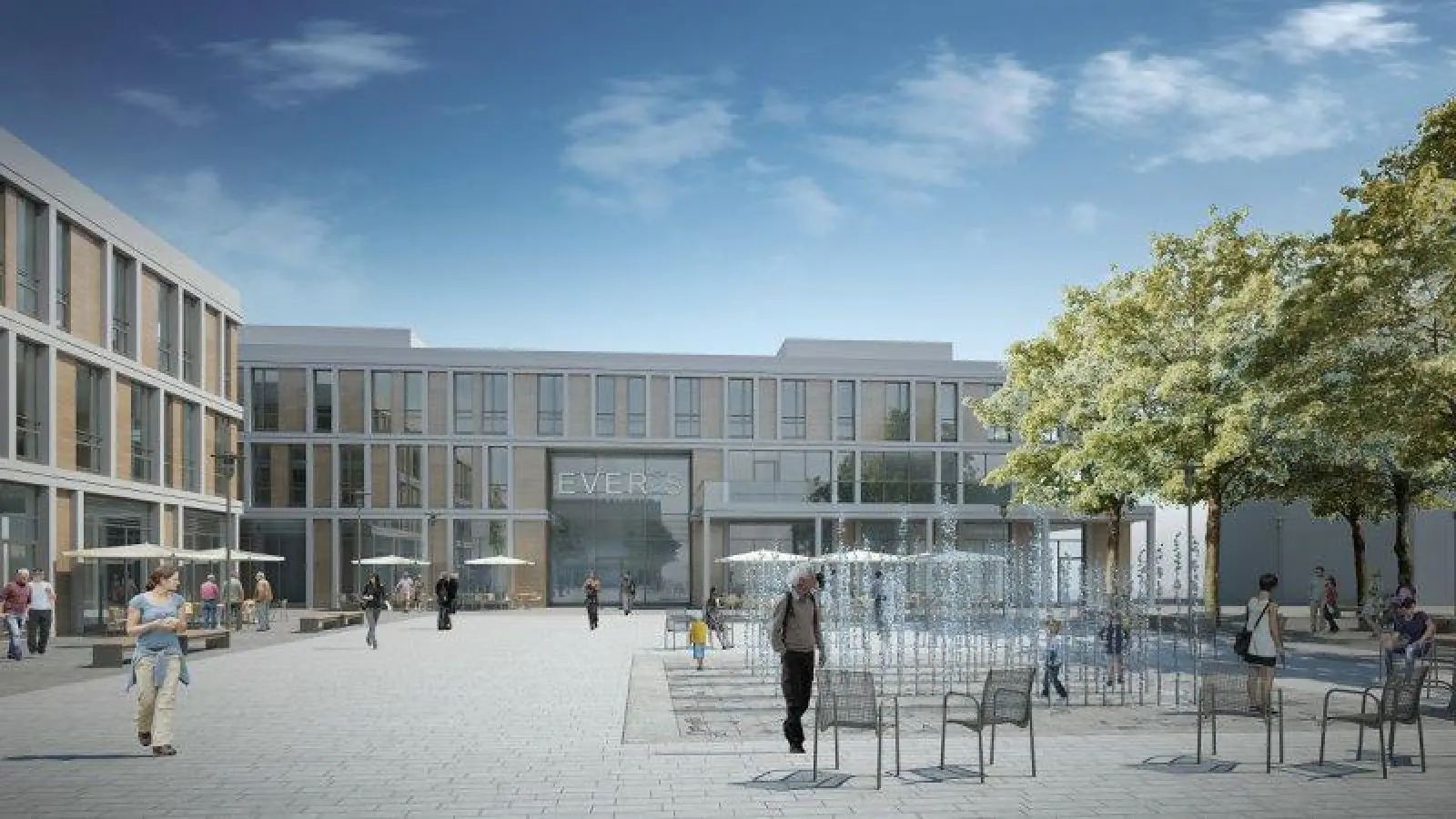 Auf dem neu gestalteten Oertelplatz wird es einen Brunnen geben. (Foto: LHM)