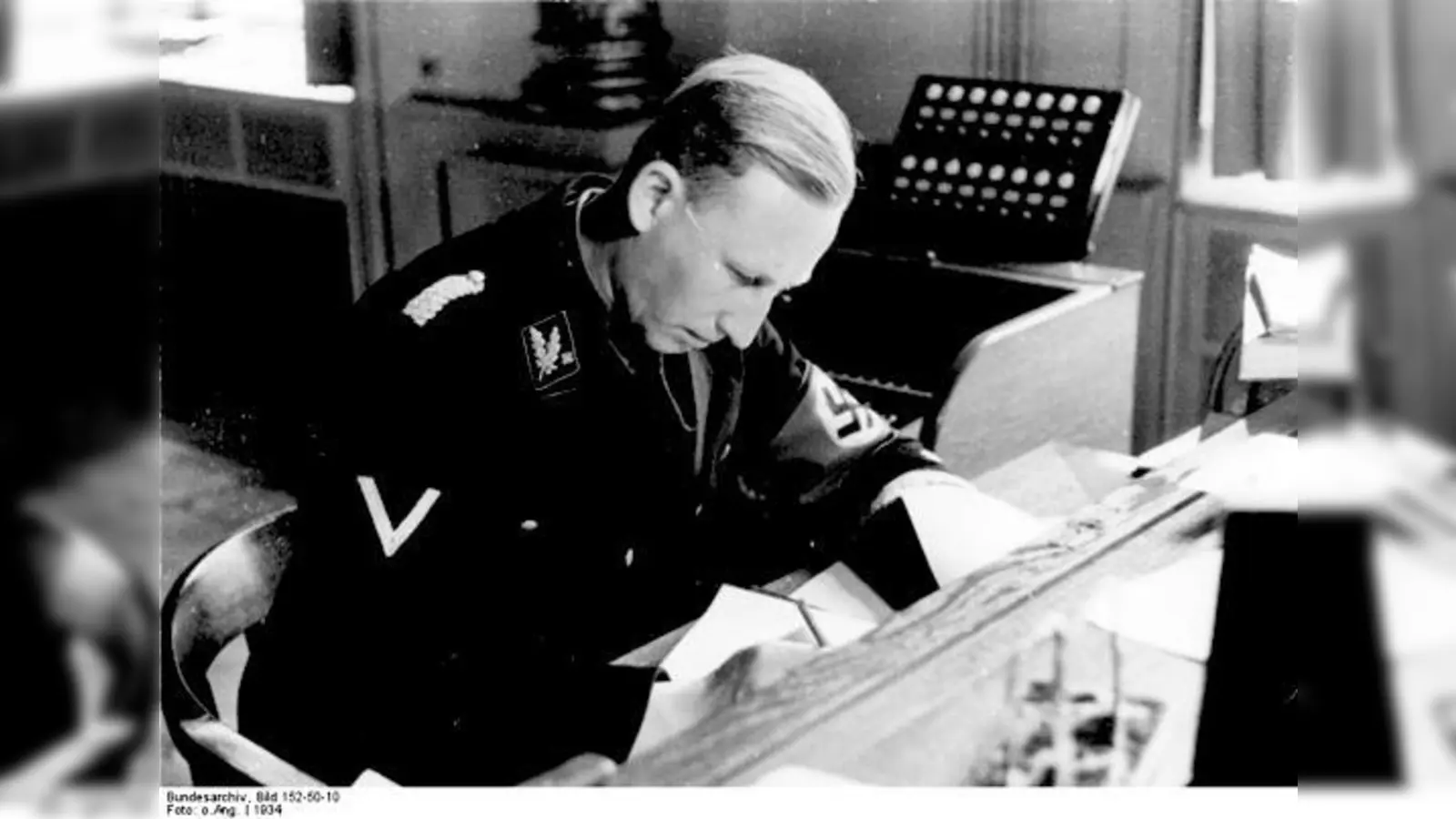 Reinhard Heydrich, einer der größten Kriegsverbrecher der NS-Zeit, starb vor 70 Jahren an den Folgen eines Attentats.	 (Foto: Bundesarchiv)