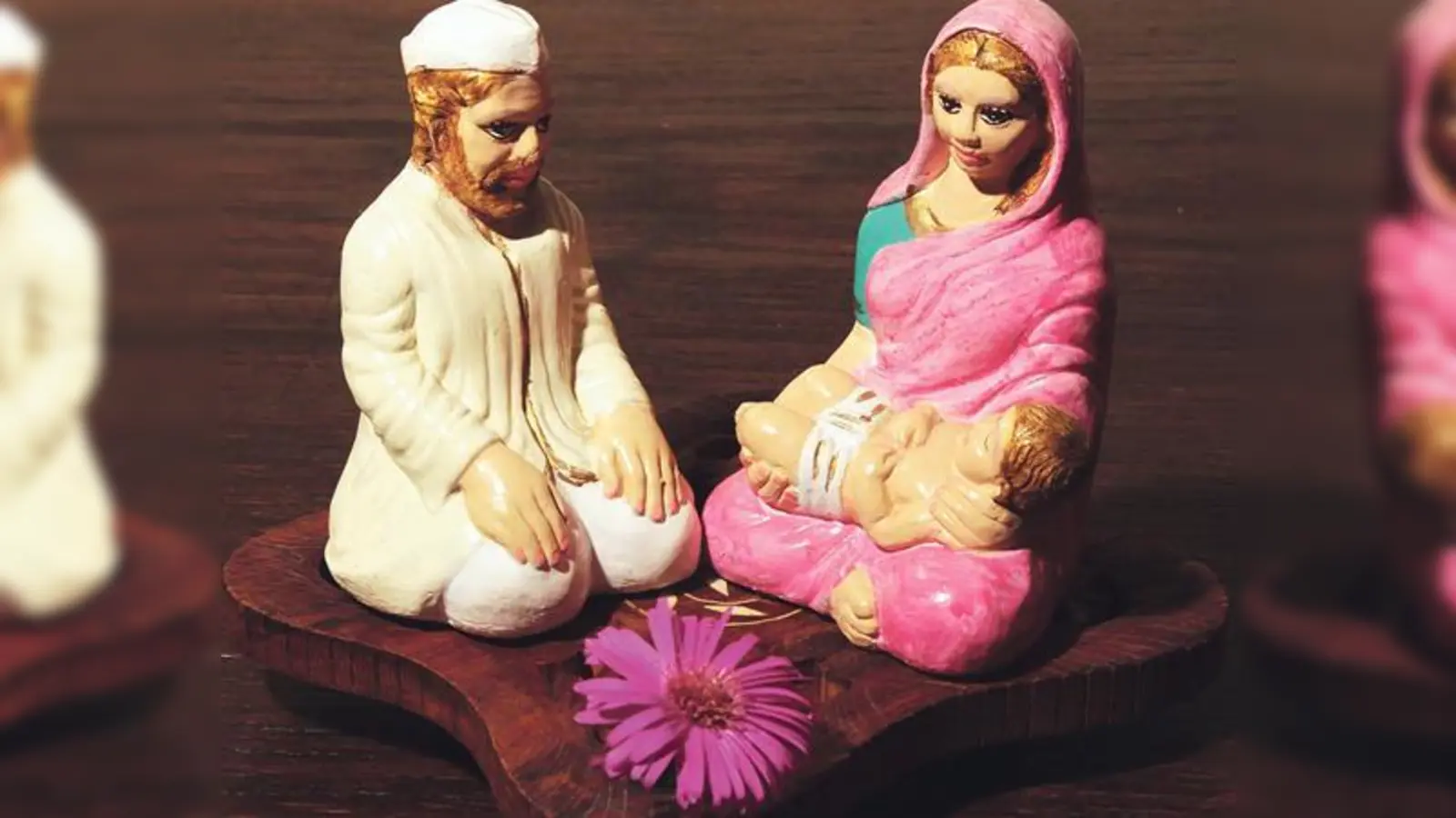 Die Heilige Familie in einer Darstellung aus ­Indien, 20. Jahrhundert.	  (Foto: VA)