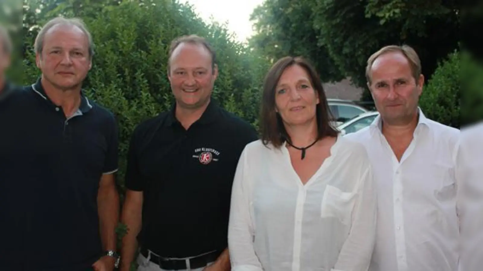 Die neue Vereinsspitze (v. li.): Dr. Engelbert Remiger (3. Vorsitzender), Sascha Kaefer (Präsident), Sylvia Hofmann (Schriftführerin) und Michael Schunda (2. Vorsitzender).	 (Foto: smg)