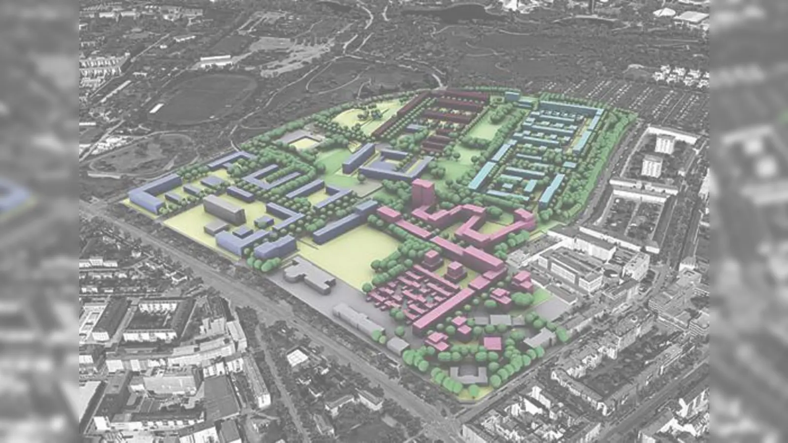 Seit 2001 wurde am Neubaugebiet am Ackermannbogen gearbeitet. Jetzt ist es so gut wie fertiggestellt.  (Bild: Planungsreferat)
