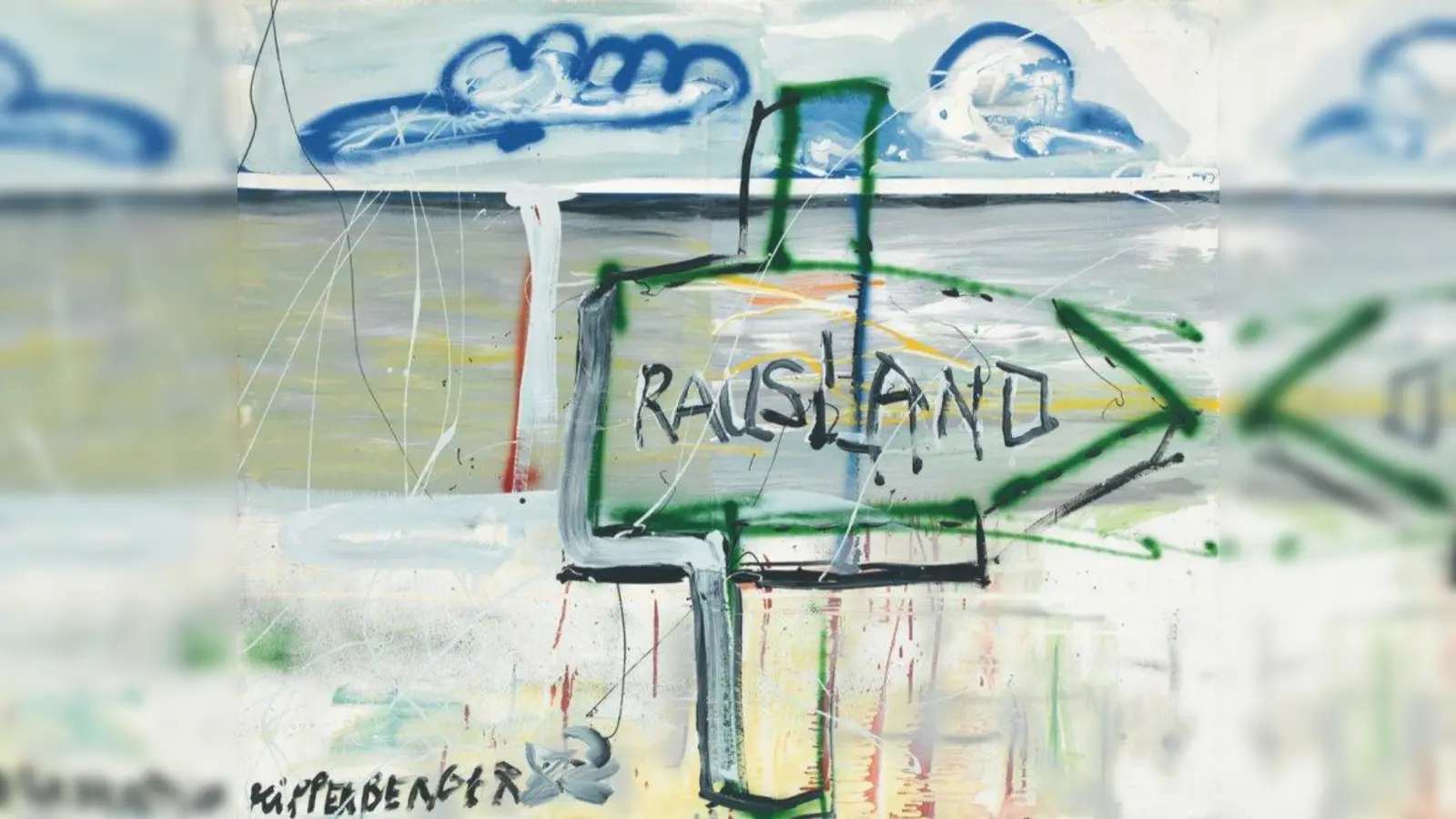 „Rausland” von Martin Kippenberger. (Foto: 2018 Estate of Martin Kippenberger, Galerie Gisela Capitain, Cologne)