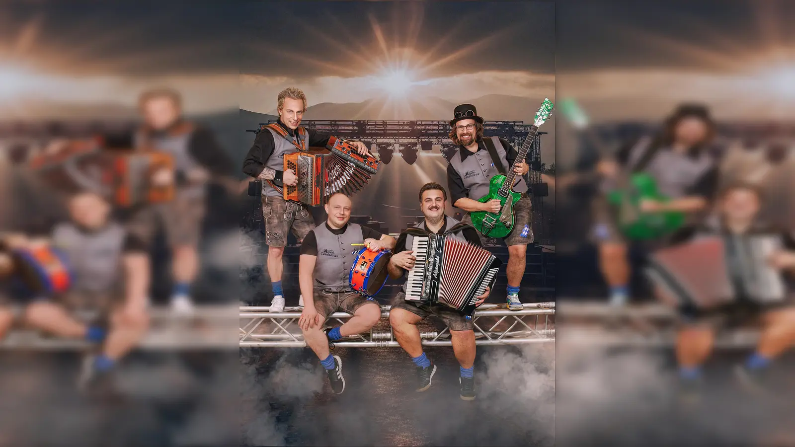 Die Alpencasanovas setzen den Schlusspunkt beim Feuerwehr-Fest. (Foto: Alpencasanovas)