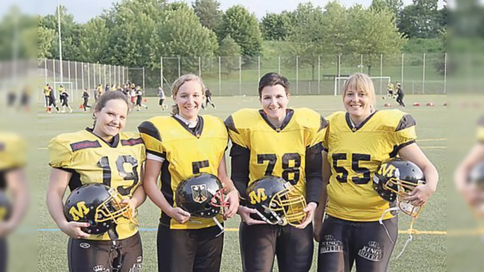 Vier für Deutschland (von l. n. r.): Birgit Gerl, Ricarda Regler, Sandra Lemmer, Simone Dietrich.   (Foto: Lüdeke)
