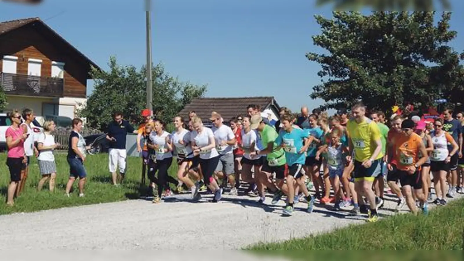 Der Lauf fand bei bestem Wetter statt. Sportler und Organisatoren waren zufrieden.	 (Foto: VA)