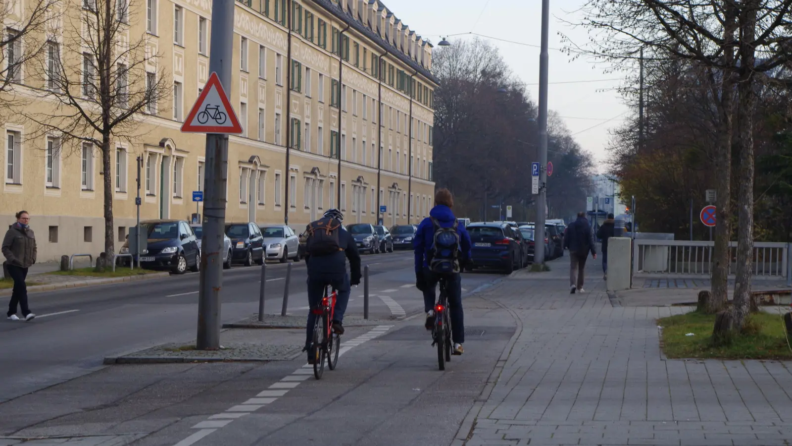 In der Ridlerstraße sollen im Zuge der Radentscheids-Maßnahmen u.a. breitere Radwege bzw. Schutzstreifen geschaffen werden. (Foto: Beatrix Köber)