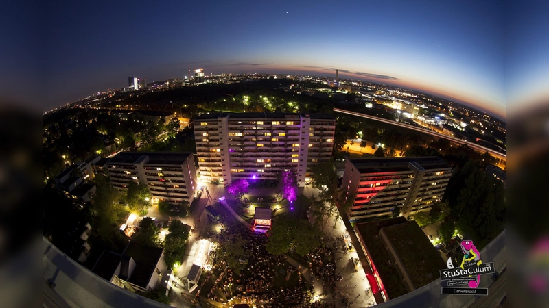 Das StaStuCulum von oben gesehen: Hier ist was los! (Foto: Daniel Brückl)
