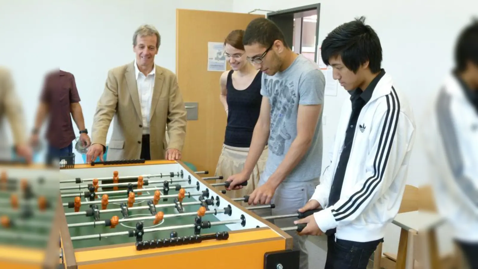 Die Sieger des Wettbewerbs probieren ihren Preis sofort aus. (Foto: BK)