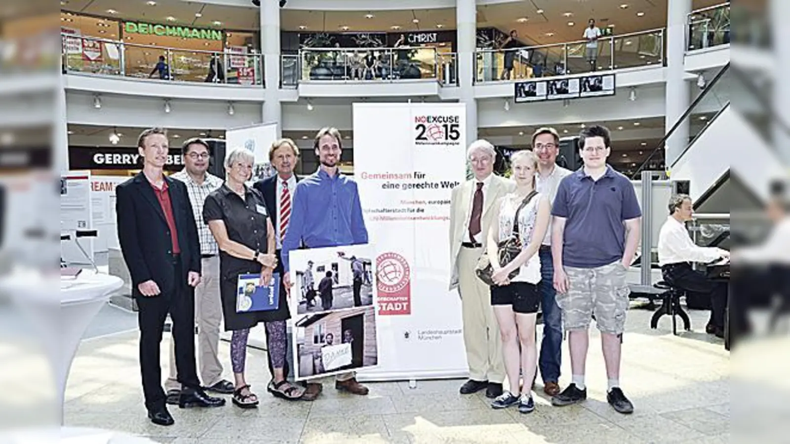 Von links: Sascha Müller, Ralf Birkner, H. Schulte, Heinrich Hasselmann, Philipp Müller, Dr. Martin Pabst, Anastasia, Dr. Jörg Hoffmann.  (Foto: sf)