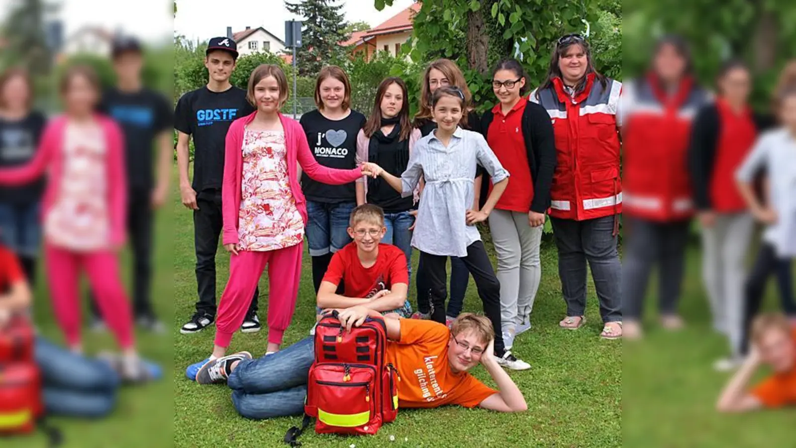 Die frisch gebackenen Schulsanitäter wissen Rat bei kleinen und großen Verletzungen.	 (Foto: VA)