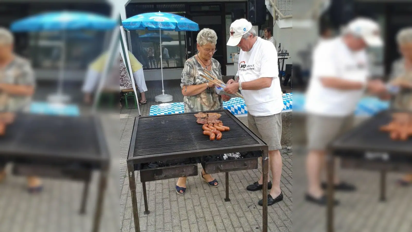 Grillfleisch durfte beim Sommerfest nicht fehlen. (Foto: ar)