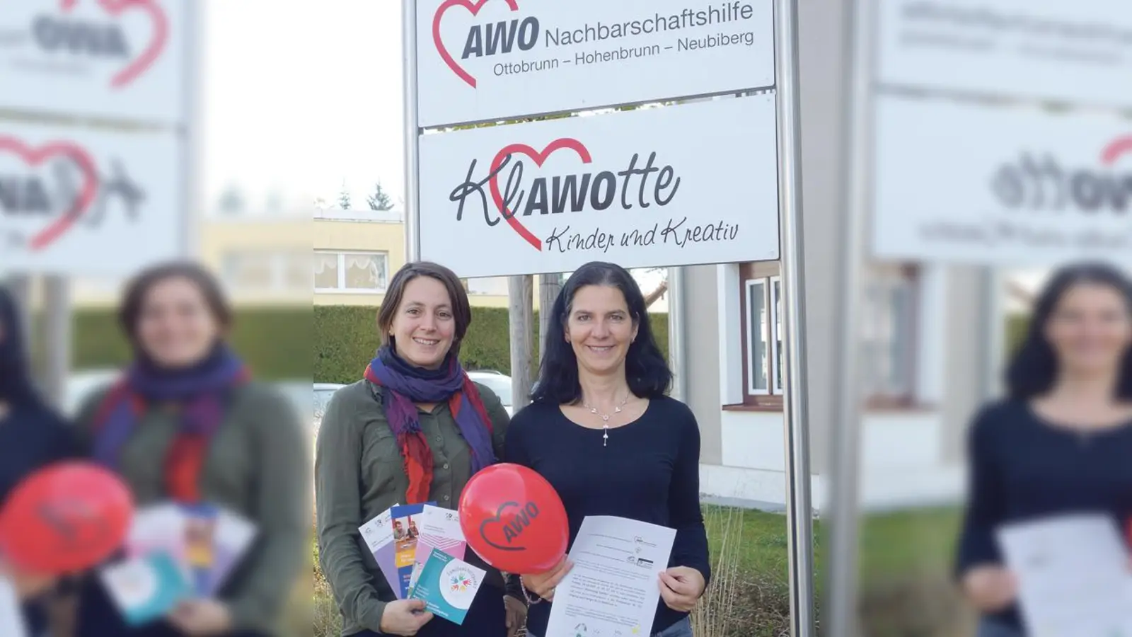 Veronika Meßner und Elke Schiller von der AWO-Nachbarschaftshilfe hoffen auf viele Teilnehmer beim Aktionstag »Familie«, der am 20. Oktober stattfindet. 	 (Foto: hw)