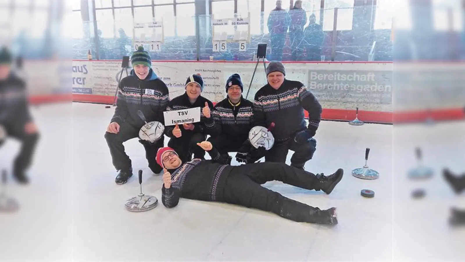 Toller Erfolg: Die Stockschützen des TSV Ismaning spielen nächste Saison zweitklassig.	 (Foto: Verein)